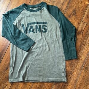 Vans Green Long Sleeve Shirt